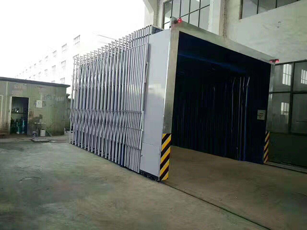伸縮式噴漆房